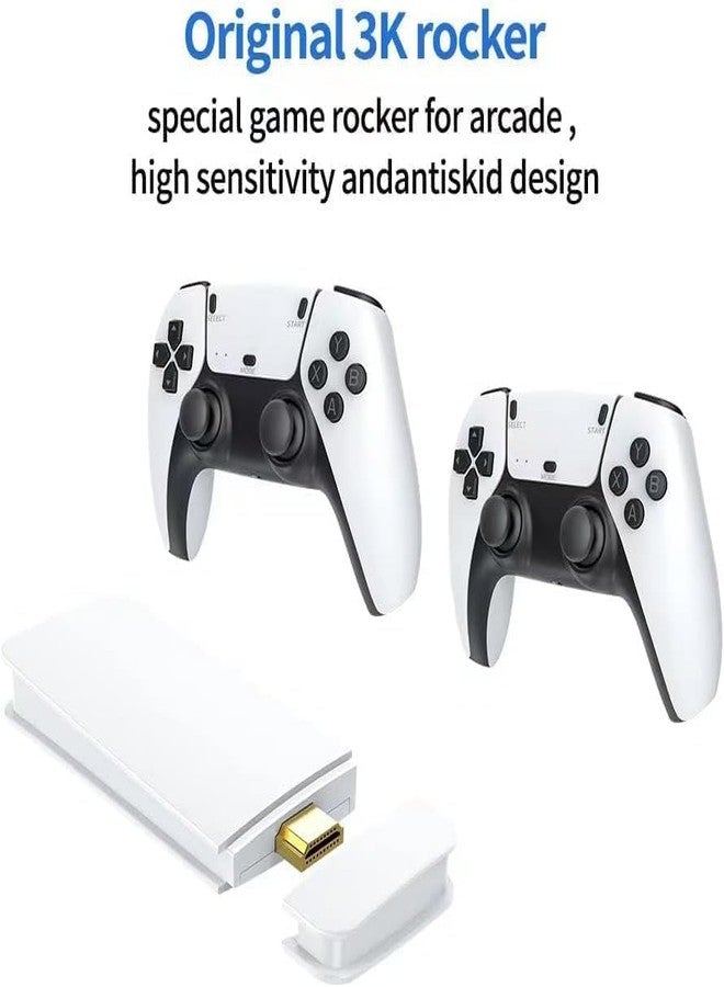 SKYBUCKET Wireless Retro Game Console - 4K HDMI Stick with 10,000 Classic Games, Dual 8-Bit Controllers, Plug & Play Mini Gaming System - Image 4